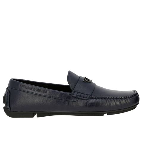 emporio armani loafers men's